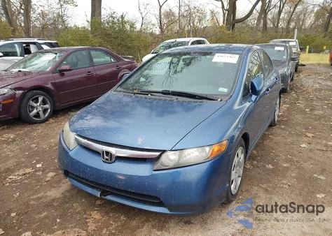 2007 Honda Civic Lx from USA, damaged, VIN 1HGFA165X7L062144